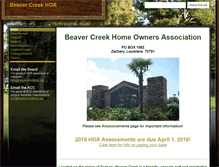 Tablet Screenshot of beavercreekhoa.org